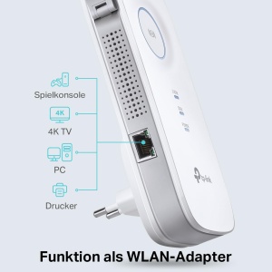 Repetitor Wi-Fi TP-Link RE550, AC1900, Dual-Band, 1300 Mbits 5GHz, Alb - Img 6