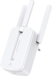 Repetitor WLAN Mercusys MW300RE, 300Mbps, 3 antene externe, montare pe perete