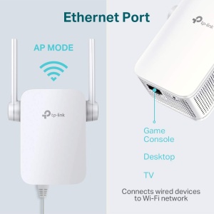 Repetitor WLAN TP-Link TL-WA855RE, 300 Mbits, 2 antene externe, alb - Img 5