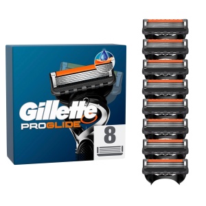 Rezerve Gillette Proglide 8 Lame de Ras pentru Barbati Tehnologie Flexball si Gleitstreifen EverGlide