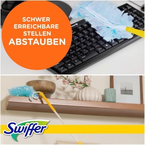 Rezerve lavete Swiffer Staubmagnet 25 bucati cu parfum Febreze capteaza de 3 ori mai mult praf si par - Img 5