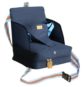 roba Booster Seat - Scaun mobil gonflabil pentru copii cu panouri laterale ridicate - Scaun de inaltare flexibil pentru acasa si in deplasare