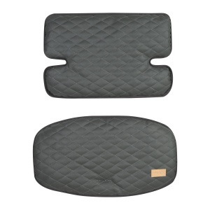 roba Perna de scaun Sit Up Luxe - Scaun inalt din 2 piese Grafit matlasat - Perna de sezut Scaune inalte pentru scari - Antracit - Img 2