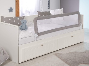 Roba Protectie Pat Klipp-Klapp 150 cm, Inaltime 51 cm, Culoare Gri - Img 2