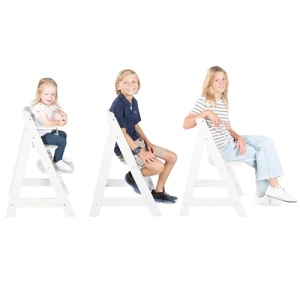 roba Scaun inalt Stair 'Sit Up Click 'N' Flex' - Scaun inalt in crestere din lemn - Inchidere inovatoare cu clic - Alb - Img 13