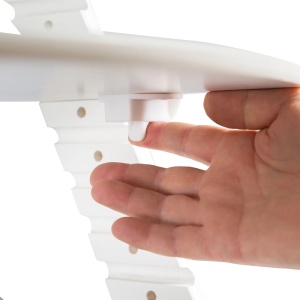 Roba Sit Up Click Scaun Inalt Evolutiv din Lemn Alb pentru Copii si Tineret - Img 3