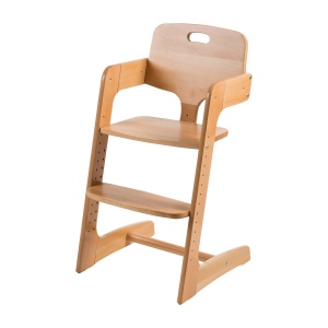 roba Stair High Chair Kid Up - Scandura detasabila - Scaun inalt in crestere pentru bebelusi si copii - cu curea in 3 puncte - lemn natural - Img 5