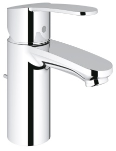 Robinet de baie Grohe Eurostyle Cosmopolitan - Robinet de lavoar cu tija de tragere dimensiune S cu EcoJoy 3355220E cromat - Img 1