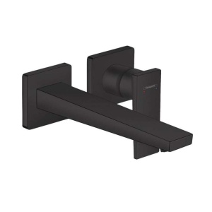 Robinet de baie hansgrohe Metropol, montare pe perete, 22,5 cm, mat negru