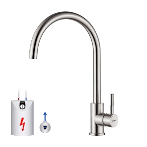 Robinet de bucatarie GRIFEMA, crom, rotire 360, usor de curatat