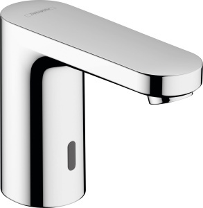 Robinet electronic hansgrohe Vernis Blend, cu senzor infrarosu, crom, economisire apa