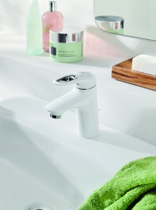 Robinet pentru chiuveta GROHE Eurostyle, alb, inaltime 16 cm, instalare usoara - Img 4