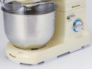 Robot de bucatarie Ariete Pastamatic Gourmet 1596 Beige 10 viteze Mixer din sticla 15L - Img 7