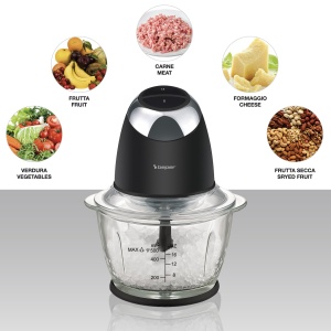 Robot de bucatarie Beper P102ROB003, 500 ml, cu cutite din otel inoxidabil, 2 viteze - Img 5