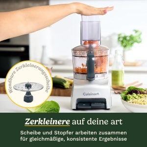 Robot de bucatarie Cuisinart FlexPrep 1,1L, inox, multifunctional - Img 5