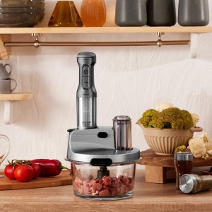 Robot de bucatarie Karaca Mastermaid, 2500 W, 1.5L, gri galactic - Img 6