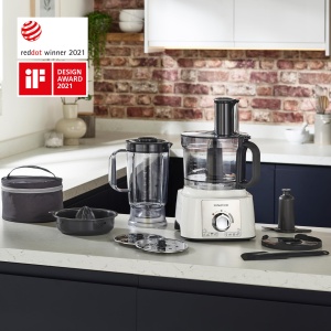 Robot de bucatarie Kenwood FDP65450WH 1000 W alb bol 3L blender 15L - Img 9