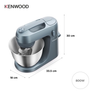 Robot de bucatarie Kenwood Go KZM35000GY compact bol 4L 800W albastru - Img 5