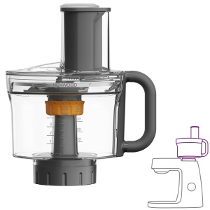 Robot de bucatarie Kenwood MultiPro KAH65.000PL, 1.2 L, 6 functii, argintiu