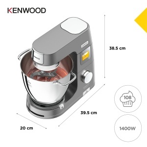 Robot de bucatarie Kenwood Titanium Chef Patissier XL KWL90034SI 7L 1400W functie de incalzire Argintiu - Img 7