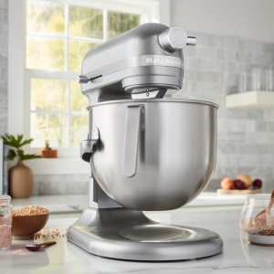 Robot de bucatarie KitchenAid 6,6 L, metalic, puternic, culoare argintie - Img 2