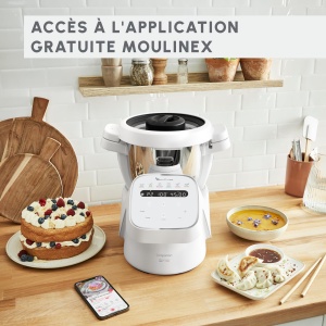 Robot de bucatarie Moulinex Companion Capacitate XL 10 persoane 12 programe automate Gri - Img 5