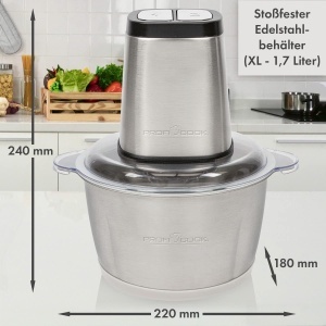 Robot de bucatarie ProfiCook PC-MZ 1227, 1.7L, 500W, cu functie Ice Crush - Img 6