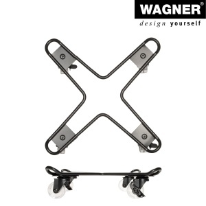 Rola pentru plante WAGNER DRAHT 33 x 7 cm, capacitate 60 kg, otel negru - Img 5