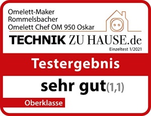 ROMMELSBACHER Omelette Chef OM 950 - Carcasa Cool Touch adancimi de coacere pentru 2 omlete acoperire antiaderenta cronometru de 20 min afisaj LED lam - Img 7