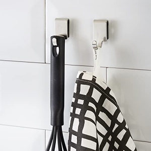 ROSLE Single Hook 2 piese carlige de suspendare de inalta calitate pentru agatarea aparatelor de bucatarie otel inoxidabil - Img 8