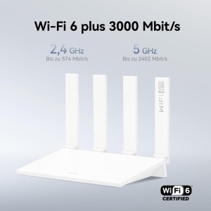 Router HUAWEI WiFi AX3 New, Wi-Fi 6, viteza 3000 Mbits, alb - Img 2