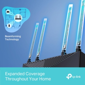 Router Wi-Fi TP-Link Archer AX53, 2402 Mbits 5 GHz, 574 Mbits 2,4 GHz, Negru - Img 5
