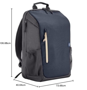 Rucsac laptop HP 156 inch 21L extensibil RFID albastru unisex - Img 7