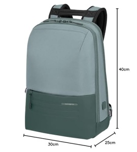 Rucsac laptop Samsonite Stackd Biz 141 inch 15L USB Verde Forest - Img 7