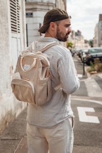 Rucsac pentru Schimb BEABA Wellington, 29 L, Argile, Cu Accesorii Incluse - Img 2