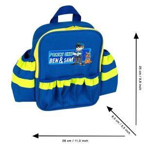 Rucsac Politie Theo Klein 8802 cu Accesorii, 28x25x8.5 cm, pentru Copii de la 3 Ani - Img 5