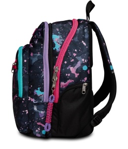 Rucsac scolar Seven Advanced Detach - Fluo String Girl - Violet - Compartiment dublu - Buzunar pentru sticla de apa, 2 rucsacuri in 1 cu compartiment frontal detasabil, ALTELE, 31 x 43 x 22 cm, Scoala - Img 5