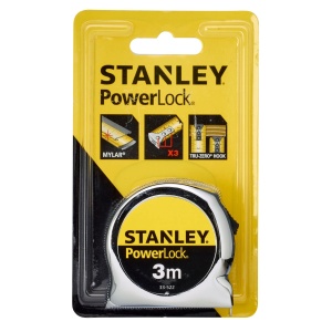 Ruleta Stanley Micro Powerlock, 3 m, 19 mm, compacta, profesionala - Img 3