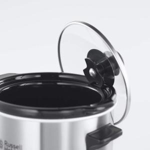 Russell Hobbs Slow Cooker Mini [oala grea din ceramica de 2 l pentru opt. Aragaz lent compact (3 setari de temperatura si functie de mentinere la cald, 145W) Aragaz lent 25570-56 - Img 5