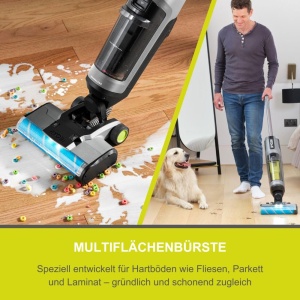 RYOBI 18 V ONE+ Curatator multi-suprafete fara perii RHFC18BL-0 5133006325, aspirare, stergere si uscare 3 in 1, fara baterie si incarcator, antracit - Img 4