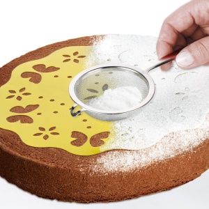 Sabloane decorare torturi Tescoma DELICIA, 6 bucati, din plastic, spalabil - Img 2