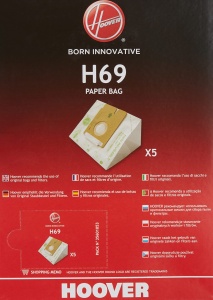 Sac aspirator Hoover H69 Anti-Miros Extra Filtrare Compatibil Freespace Evo 5 Buc - Img 2