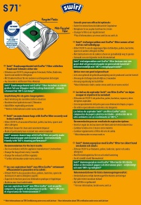 Sac de aspirator Swirl S 71 EcoPor, 10 bucati, filtrare 99,99, rezistent - Img 2