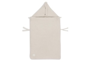 Sac de dormit pentru bebelusi Jollein Basic Knit, culoare Oatmeal, pentru scaun auto si carucior - Img 5