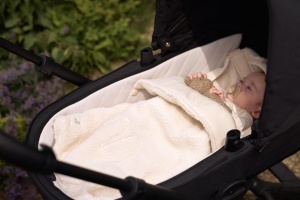 Sac de dormit pentru bebelusi Jollein Miffy Teddy, Oatmeal, pentru scaune auto si carucioare - Img 6