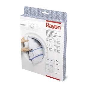 Sac pentru rufe Rayen cu fermoar, set 3 piese, diverse dimensiuni