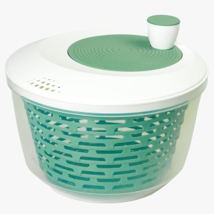 Salatiera centrifuga Westmark Spinderella, 4.4 litri, transparentalbverde menta