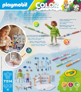 Salon de frizerie pentru caini PLAYMOBIL Color 71514, 61 piese, creativitate nelimitata - Img 7