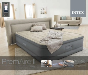 Saltea cu aer Intex Queen Premaire II, 152x203 cm, pompa digitala, 272 kg - Img 3