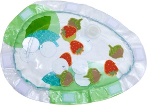 Saltea de joaca HABA Wasser-Spielmatte Waldfreunde pentru bebelusi umplere cu apa stimulare motorica - Img 4